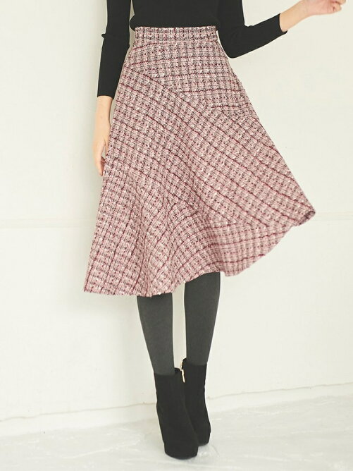 31 Sons De Mode アシンメトリーツイードフレアスカート Rakuten Fashion 楽天ファッション 旧楽天ブランドアベニュー Bg4767
