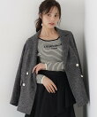 <a/mie>ロゴ刺繍リブニット