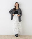 <a/mie>ロゴ刺繍リブニット