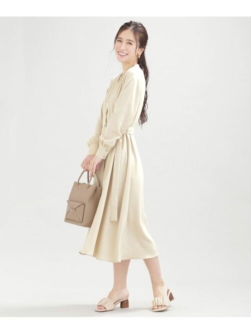 Nano Universe Web限定 Vネックフレアとろみワンピース 長袖 Rakuten Fashion 楽天ファッション 旧楽天ブランドアベニュー Ck9768