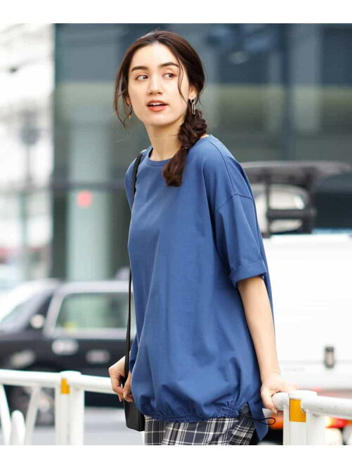 Eur3 大きいサイズ 洗える コードアクセント柔らかカットソー Rakuten Fashion 楽天ファッション 旧楽天ブランドアベニュー Cq0768