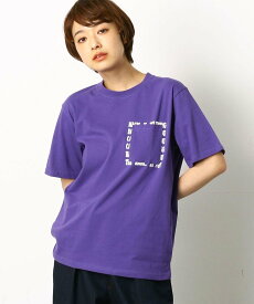 【SALE／64%OFF】Purple&Yellow メッセージプリント&ポケット半袖Tシャツ コムサイズム トップス カットソー・Tシャツ ブラック ホワイト イエロー パープル