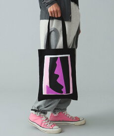 BEAMS BOY National Galleries Of Scotland * maturely / 別注 Print Bag ビームス ウイメン バッグ トートバッグ ブラック ピンク【送料無料】