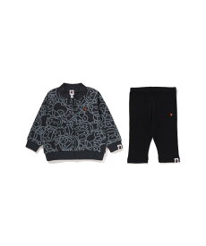 A BATHING APE ALL BABY MILO BABY GIFT SET ア ベイシング エイプ 福袋・ギフト・その他 ギフトセット グレー【送料無料】