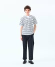 ポップコーンボーダー クルーネックTシャツ