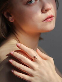 cui-cui ブラックダイヤモンド リング ｜ K10YG キュイキュイ アクセサリー・腕時計 リング・指輪 ブラック【送料無料】