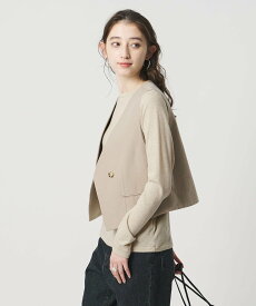 UNITED ARROWS ラメ テンジク ロングスリーブ カットソー ユナイテッドアローズ トップス カットソー・Tシャツ シルバー ゴールド グレー【送料無料】