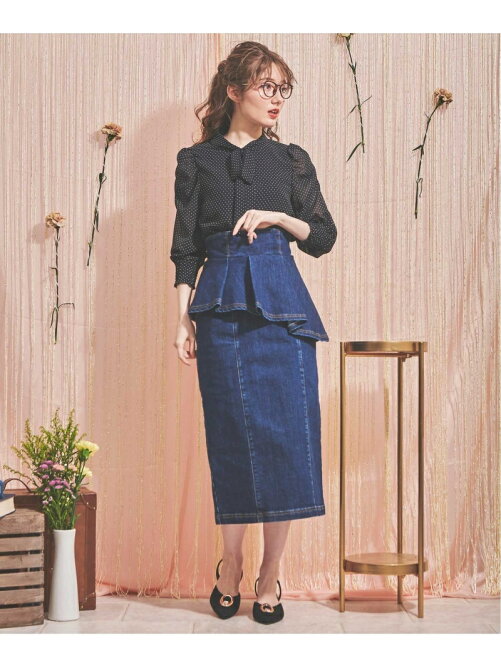 Noela ペプラムディティールタイトスカート Rakuten Fashion 楽天ファッション 旧楽天ブランドアベニュー Cn3770