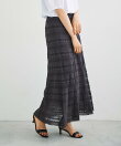 ボーダーレースマーメイドスカート