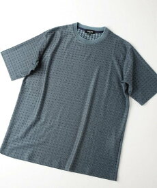 【SALE／50%OFF】MEN'S BIGI シングルジャガードカットソー made in japan メンズ ビギ トップス カットソー・Tシャツ グレー ネイビー【送料無料】