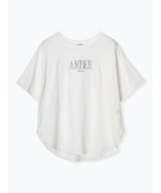 Re-J&SUPURE 【接触冷感】AMBER刺繍Tシャツ リジェイアンドスプル トップス カットソー・Tシャツ ホワイト カーキ ブラック