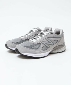 SHIPS NEW BALANCE: U990 V4 シップス シューズ・靴 スニーカー グレー【送料無料】