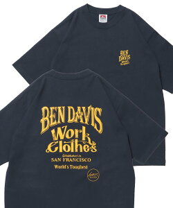 BEN DAVIS / WHITE LABEL �yBEN DAVIS(�x���f�C�r�X)�zCLASSIC LOGO TEE NV / �I�[�o�[�T�C�Y �w�r�[�E�F�C�g ���� �N���[�l�b�N �v�����g �����|�C���g �i�o�� �g�b�v�X �J�b�g�\�[�ET�V���c �z���C�g �u��