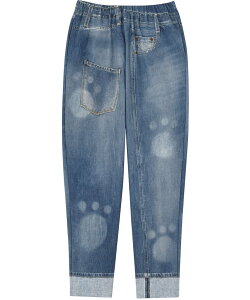 tsumori chisato SLEEP (W)ツモリチサトスリープ ボトム(ロング丈)デニム風プリント ツモリチサトスリープ パンツ/ジーンズ パンツその他 ネイビー ブルー【送料無料】