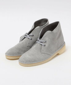 【SALE／35%OFF】SHIPS 【SHIPS限定】CLARKS: DESERT BOOTS HAIRY GRAY/SUEDE シップス シューズ・靴 ブーツ グレー【送料無料】