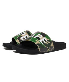 A BATHING APE ABC CAMO SLIDE SANDALS M2 ア ベイシング エイプ シューズ・靴 サンダル ブルー グリーン ピンク【送料無料】