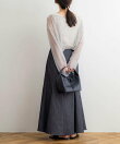 デニムライクマーメイドスカート