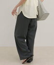 【低身長サイズ34有り】ドライポリイージーセミワイドパンツ