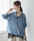 シアーデニムシャツ