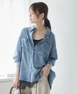 シアーデニムシャツ