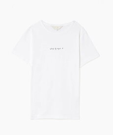 To b. by agnes b. W984 TS ロゴTシャツ アニエスベー トップス カットソー・Tシャツ ホワイト【送料無料】