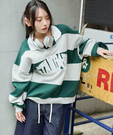 WEGO MEN'S カレッジロゴラガースウェット ウィゴー トップス パーカー・フーディー ホワイト ワインレッド グリーン【送料無料】