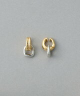ete チャーム ハグイヤリング バイカラー エテ アクセサリー・腕時計 イヤリング・イヤーカフ ゴールド【…