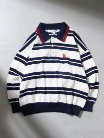 【SALE／10%OFF】CIAOPANIC TYPY 【WEB限定】【KIDS】【U.S. POLO ASSN】ワンポイント刺繍ニット チャオパニックティピー トップス ニット ホワイト ネイビー ブラック【送料無料】