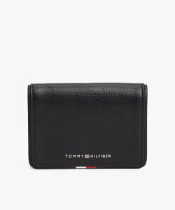 TOMMY HILFIGER ビジネスカードホルダー トミーヒルフィガー 財布・ポーチ・ケース 財布 ブラック【送料無料】