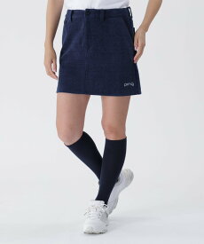 【SALE／30%OFF】PING APPAREL 全方向ストレッチ ニットコーデュロイ台形スカート ＜LADIES LINE＞ (LADIES) ピン アパレル スカート その他のスカート ネイビー グレー ホワイト イエロー【送料無料】