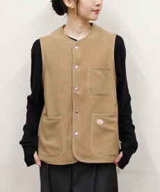 Vincent et Mireille Vincent et Mireille/(W)Vincent et Mireille FLEECE VEST ステップス トップス ベスト・ジレ ベージュ ブラック ホワイト【送料無料】