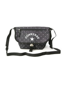 CONVERSE CONVERSE/(U)CV LOGO PRINT FLAP BAG ハンドサイン バッグ ショルダーバッグ グレー ゴールド ピンク ブラック ベージュ【送料無料】