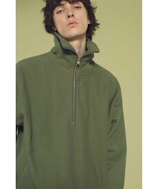 【SALE／50%OFF】BEAUTY&YOUTH UNITED ARROWS ＜Champion * monkey time＞ REVERSE WEAVE HALF ZIP PULL OVER/スウェット ユナイテッドアローズ アウトレット トップス カットソー・Tシャツ カーキ グレー【送料無料】