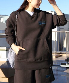 THE SHINZONE THE SHINZONE/(W)V NECK SWEAT ステップス トップス スウェット・トレーナー グレー【送料無料】