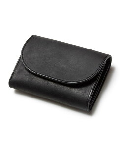MR.OLIVE PUEBLO LEATHER /COMPACT WALLET �~�X�^�[�I���[�u ���z�E�|�[�`�E�P�[�X ���z �u���b�N �u���E���y���������z