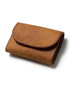MR.OLIVE PUEBLO LEATHER /COMPACT WALLET �~�X�^�[�I���[�u ���z�E�|�[�`�E�P�[�X ���z �u���b�N �u���E���y���������z
