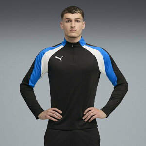 �ySALE�^30%OFF�zPUMA �����Y �T�b�J�[ INDIVIDUALLIGA 1/4 �W�b�v �g�b�v IndividualLIGA 1/4 Zip Top �v�[�} �g�b�v�X �J�b�g�\�[�ET�V���c �u���b�N�y���������z