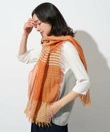 【SALE／5%OFF】GEORGES RECH コットンリネンチェックストール ジョルジュ・レッシュ ファッション雑貨 …