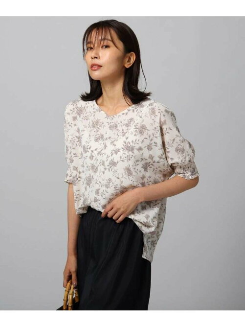 Untitled 洗える エアリーボタニカル柄ブラウス Rakuten Fashion 楽天ファッション 旧楽天ブランドアベニュー Ba6775