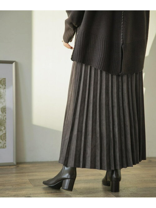 Urban Research Items フェイクスエードロングプリーツスカート Rakuten Fashion 楽天ファッション 旧楽天ブランドアベニュー Bu7775