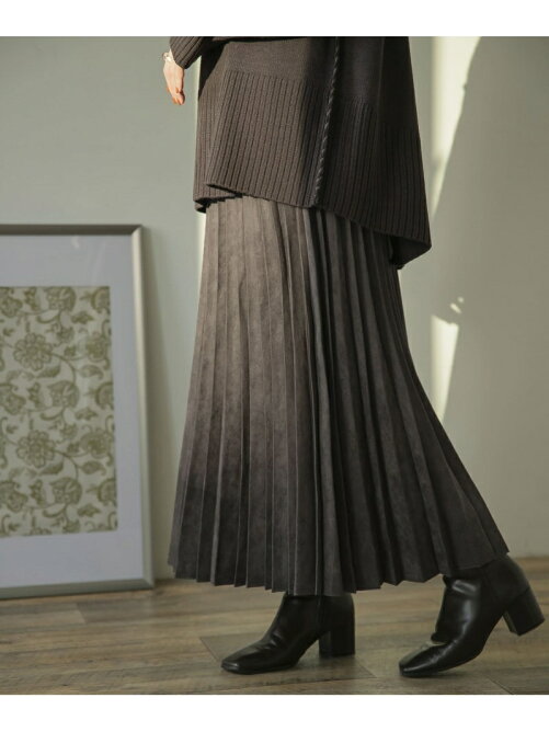 Urban Research Items フェイクスエードロングプリーツスカート Rakuten Fashion 楽天ファッション 旧楽天 ブランドアベニュー Bu7775