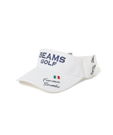 BEAMS GOLF BEAMS GOLF PURPLE LABEL / タラッティ サンバイザー 2 ビームス ゴルフ 帽子 サンバイザー ホワイト ネイビー【送料無料】