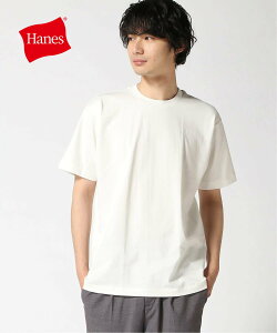 Hanes Hanes/(M)HM1-X201 SHIRO �N���[�l�b�NT�V���c �n���h�T�C�� �g�b�v�X �J�b�g�\�[�ET�V���c �z���C�g