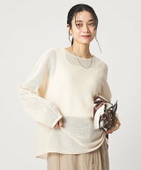 【SALE／25%OFF】UNITED ARROWS green label relaxing ペーパー ニット プルオーバー ウォッシャブル ユ…