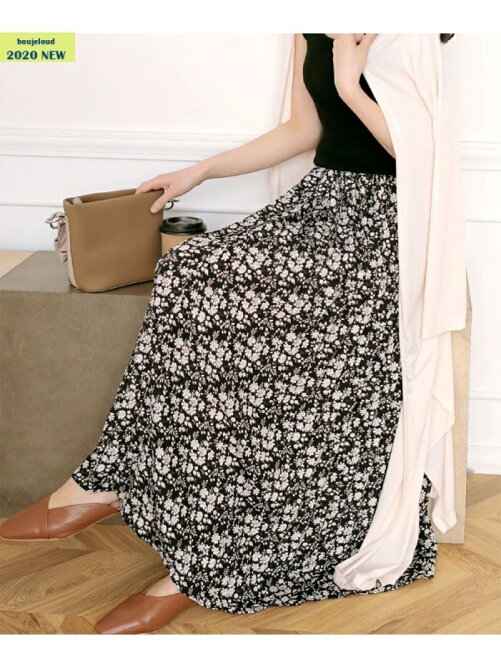 Bou Jeloud Web限定 シックフラワープリーツロングスカート Rakuten Fashion 楽天ファッション 旧楽天 ブランドアベニュー Ah8776