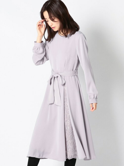 Misch Masch レース切替無地ワンピース Rakuten Fashion 楽天ファッション 旧楽天ブランドアベニュー By0777