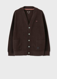 Paul Smith "Stripe Bar" インレイ カーディガン ポール・スミス インナー・ルームウェア その他のインナー・ルームウェア ネイビー ブラウン【送料無料】