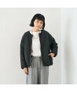 キルト*ボアリバーシブル中綿ブルゾン