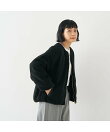 キルト*ボアリバーシブル中綿ブルゾン