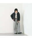 キルト*ボアリバーシブル中綿ブルゾン